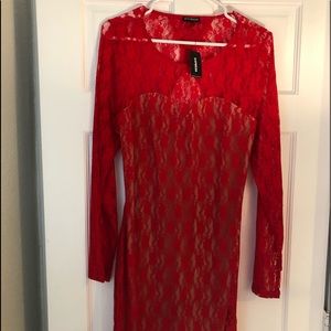 Sexy opened back Express Dress, knee length